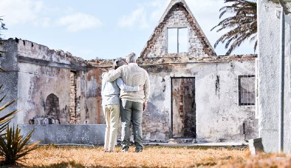 Seniors Losing Their Home To A Fire